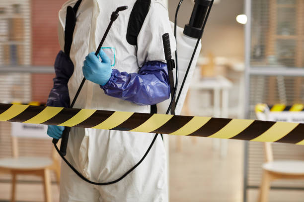 Professional Sewage Cleanup technician working in Montgomery Village, MD